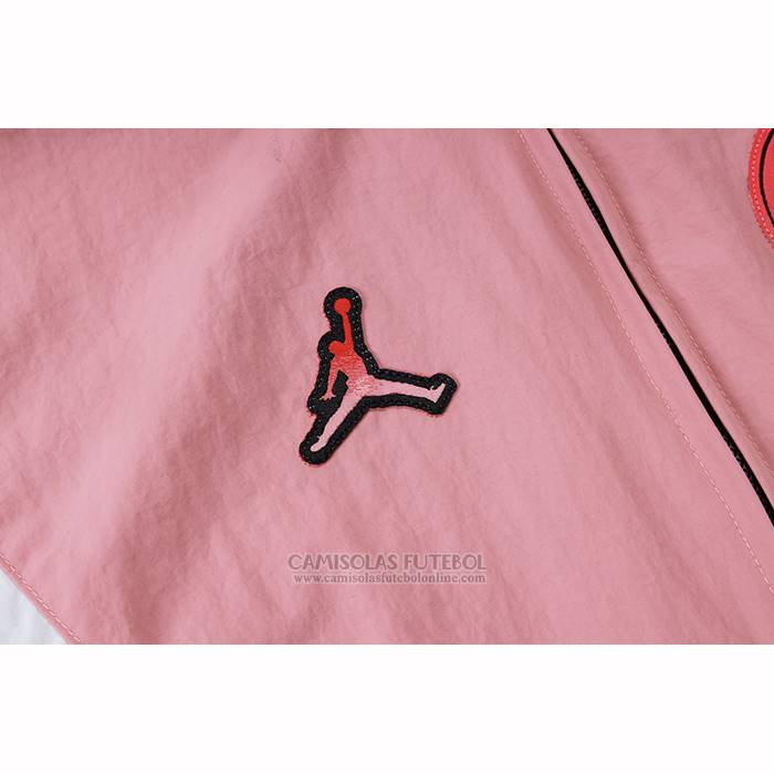 Fato de Treino Com Blusao del Paris Saint-Germain 2025-2026 Rosa Preto